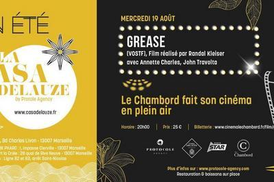 Le Chambord fair son cinma en plein air - Grease  Marseille