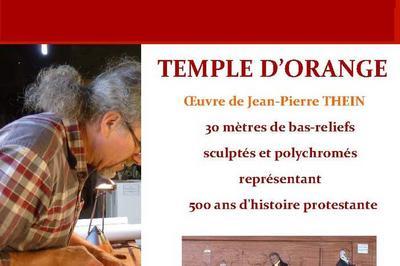 Le Temple Pontillac Sera Ouvert Au Public. Exposition De Bas-relief Sur L'histoire Du Protestantisme.  Orange