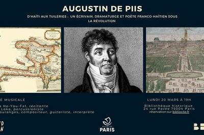Augustin De Piis, D'hati aux Tuileries, un crivain franco-hatien sous la rvolution  Paris 4me