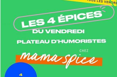 Les 4 épices : le plateau d'humoristes comme dans ton salon à Marseille
