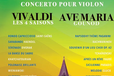 Les 4 saisons de Vivaldi, Ave Maria, concerto de Mendelssohn à Paris 6ème