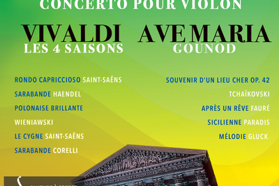 Les 4 saisons de Vivaldi, Ave Maria, concerto de Mendelssohn à Paris 8ème
