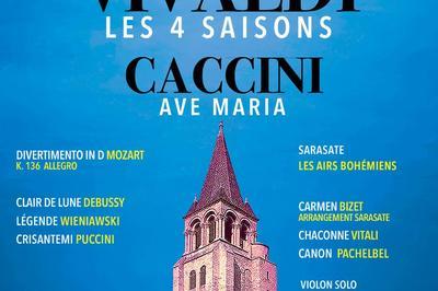 Les 4 saisons de vivaldi, ave maria et clbres concertos  Paris 6me