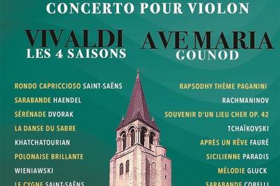 Les 4 saisons de Vivaldi, Ave Maria et concerto pour violon de Mendelssohn à Paris 6ème