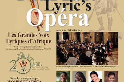 Les Grandes Voix Lyriques d'Afrique  Paris 8me