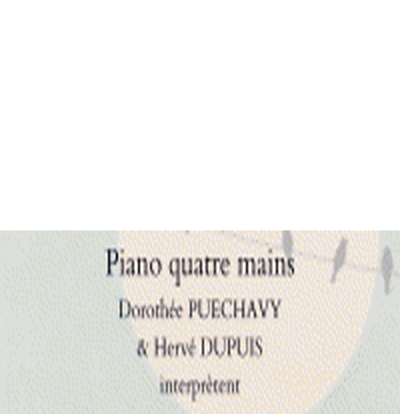 Rcital de Piano  Quatre Mains par Dorothe Puechavy et Herv Dupuis  Paris 20me