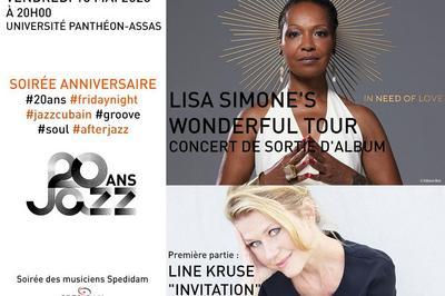Lisa Simone's Wonderful Tour / 1re partie : Line Kruse @ Festival Jazz  Saint-Germain-des-Prs Paris  Paris 5me