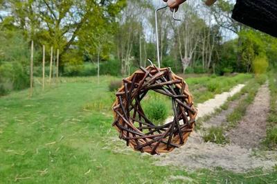 Mangeoire  oiseaux en osier  Mayenne