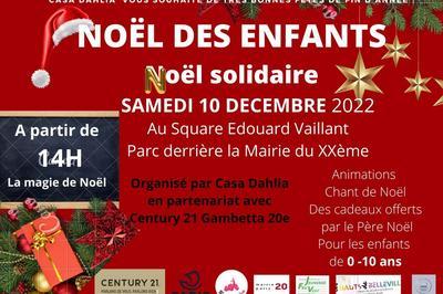 Marché de Noël des enfants à Paris le 10 décembre 2022 à Paris 20ème
