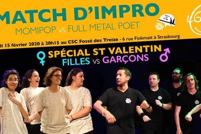 Match d'impro : Filles contre Garons (Momipop vs Full Metal Poet)  Strasbourg