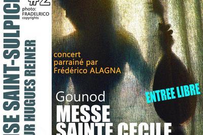 Messe solennelle de Sainte Cécile de Charles  GOUNOD à Paris 6ème