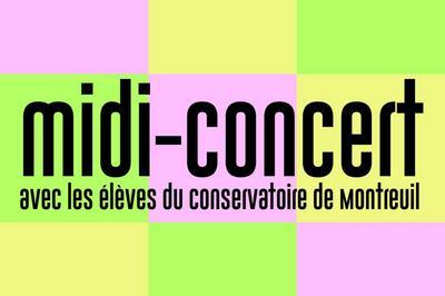 Midi-concert  Montreuil