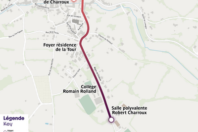 Charroux Passage de la Flamme Olympique 2024 et animations