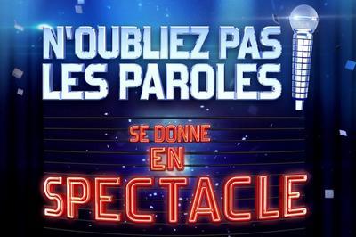 N'Oubliez Pas Les Paroles Se Donne En Spectacle  Boulogne Billancourt