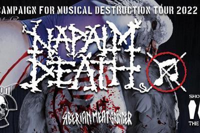 Napalm Death, Doom, Siberian Meat Grinder et Show me the body  Merignac