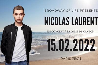 Nicolas Laurent + 1re Partie Cassandre  Paris 13me