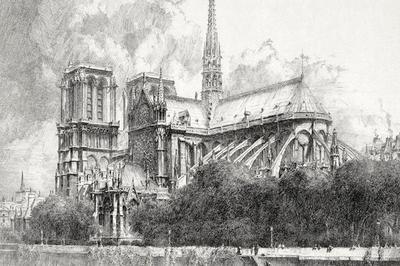 Notre Dame de Paris au temps de sa construction  Saint Benoit du Sault