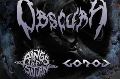 Obscura, Rings Of Saturn et Gorod  Rillieux la Pape