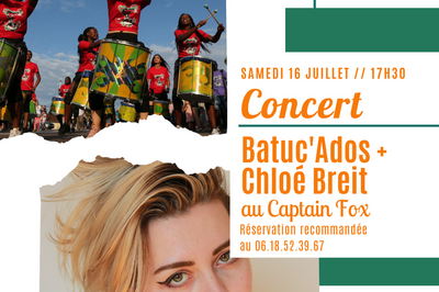 Ouestival Concert Batuc'ados Et Chloé Breit Au Captain Fox à Bois Colombes