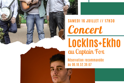 Ouestival Concert Ekho Et Lockins Au Captain Fox! à Bois Colombes