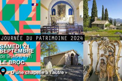  Parcours d'une chapelle  une autre   Le Broc