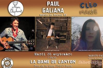 Paul Galiana + Clo Marie + Mon Elphant  Paris 13me