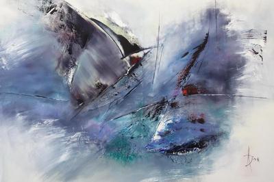 Peintures contemporaines de l artiste A.DION  Luc sur Mer