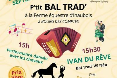 Performance danse avec les chevaux sur musique trad'  Bourg des Comptes