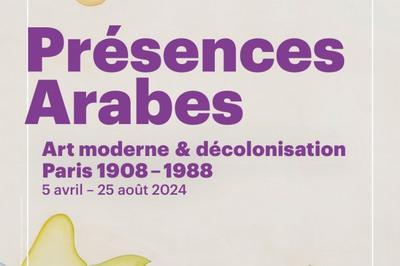 Prsences Arabes, Art Moderne et Dcolonisation  Paris 16me