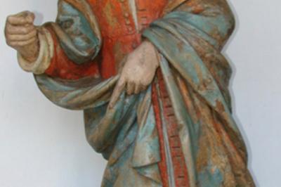 Prsentation De La Sculpture De Saint Christophe  Cergy