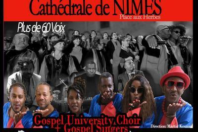 Printemps negros spirituals et gospel gospel university choir à Nimes