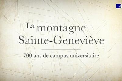 Projection d'un documentaire la montagne Sainte Geneviève, 700 ans de campus universitaire à Paris 5ème