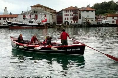 Promenade en rade sur des embarcations traditionnelles en bois  Saint Jean de Luz