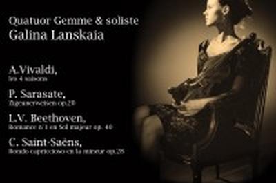 Quatuor Gemme et Galina Lanskaia  Vincennes