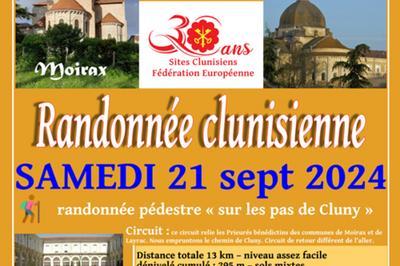 Randonne patrimoniale : sur les pas de Cluny   Moirax