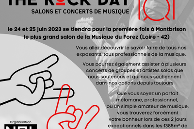 1ère édition du Salon de la Musique The Rock Day 2023 à Montbrison
