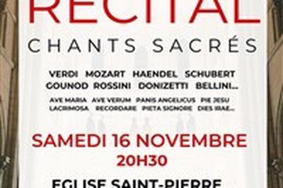 Rcital Chants Sacrs  Tournefeuille