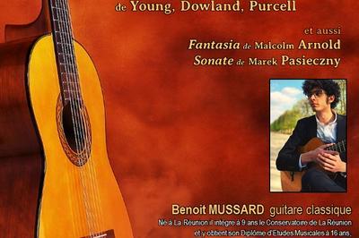 Rcital de Guitare : Musique Baroque Anglaise  Paris 8me