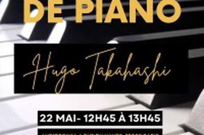 Rcital de Piano par Hugo Takahashi  Paris 9me