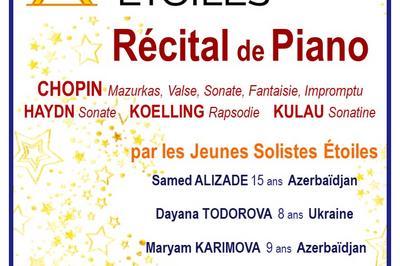 Rcital  de Piano par les Laurats du Concours International Nouvelles Etoiles  Paris 17me