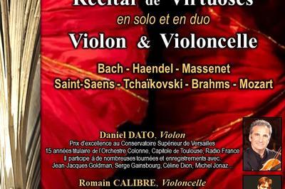 Rcital de Virtuoses, Violon & Violoncelle en solo et duo  Paris 5me