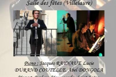Rcital Piano 4 Mains Jacques Raynaut/lucie Durand Coutelle/abel Dongola  Villelaure
