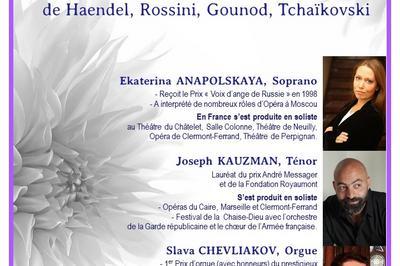 Rcital  Soprano, Tnor & Orgue : par les Solistes de Moscou  Paris 8me