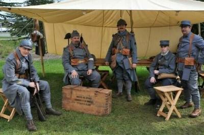 Reconstitution d'un camp militaire de la Premire Guerre mondiale  Bazas