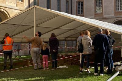 Rencontre avec les archologues du chantier de fouilles de l'abbaye de Cluny