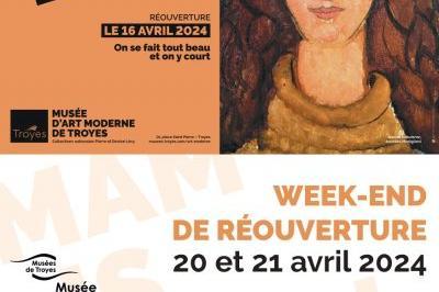 Rouverture du Muse d'Art Moderne, Week-end Festif  Troyes