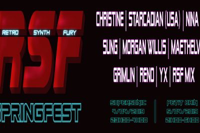 Retro Synth Fury Springfest - Part 1  Paris 12me