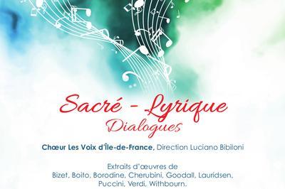Sacré-Lyrique : Dialogues à Paris 3ème