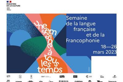 Semaine de la Langue française Tours 2023