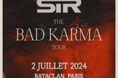 SiR, The Bad Karma Tour  Paris 11me